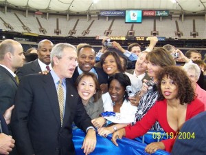 Pres. Bush at Indiana Black Expo on 7.14.05