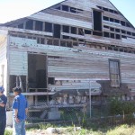 Rick Mathieu's Katrina damaged home in Treme